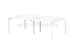 Бенч-система на металлокаркасе 40*40 SENTIDA STEEL S-147 Белый фото