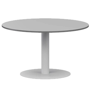 Стол круглый Protech АМ-Д120 Серый/Белый фото