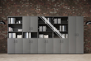 Мебель для персонала СМАРТ Графит фото