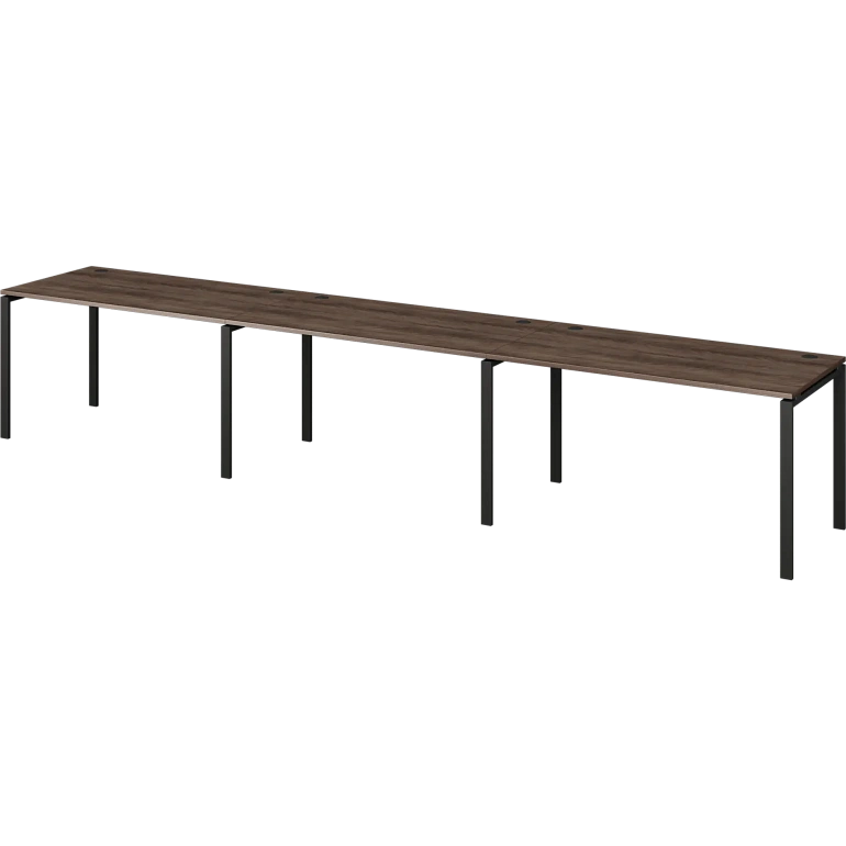 бенч линейный на 3 рабочих места protech амбл-003-3 лагос/антрацит фото