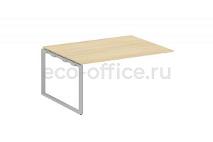 Проходной наборный элемент переговорного стола METAL SYSTEM STYLE БО.ППРГ-4 Акация Лорка / Серый металл фото