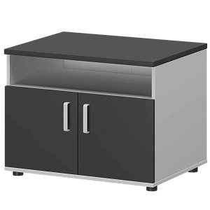 Тумба для оргтехники Protech СМТ-2ДН Тип2 Белый/Графит фото