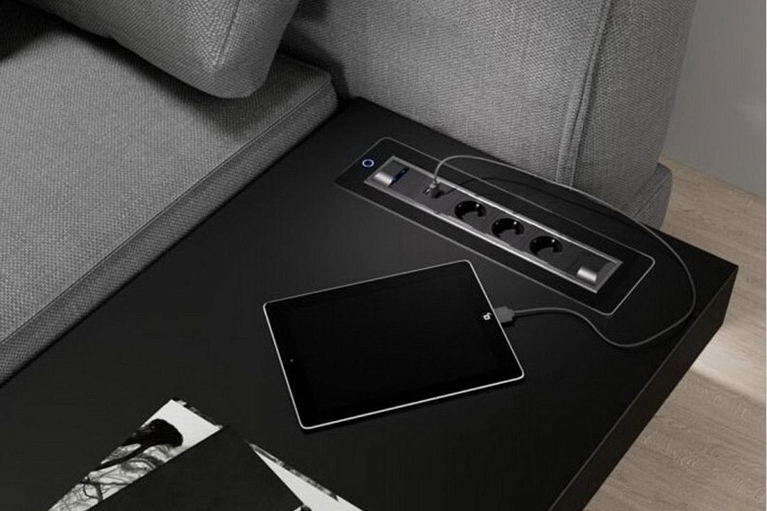 Блок электрический VERSANET 060.31F.00031 Алюминий / Чёрный  стоимость