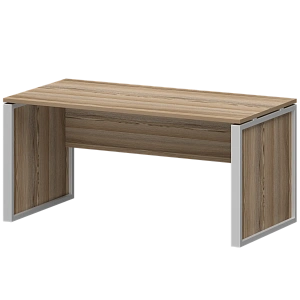 Стол руководителя Protech НТМ-160 Дуб сафари/Металлик фото