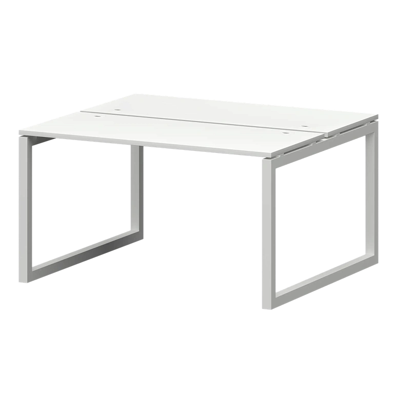 бенч двойной на металлокаркасе protech смс2-о-12к.120.пр50 белый/белый фото