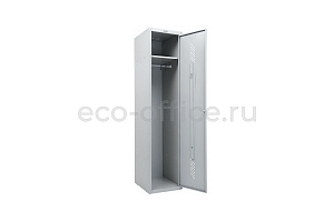 Шкаф для раздевалок (приставная секция) ПРАКТИК Стандарт LS-001-40 Серый RAL 7038 фото