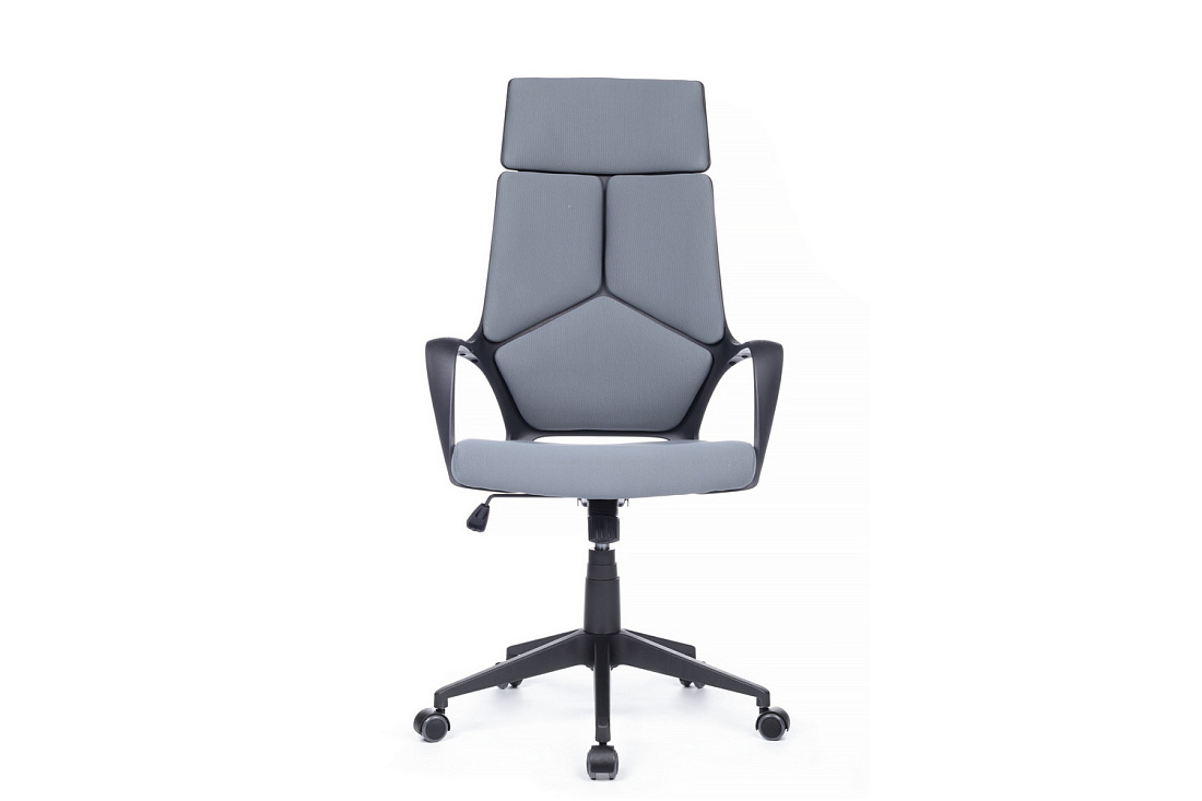 Кресло офисное RV Chair IQ RV 8989 Чёрный пластик / Серая ткань  стоимость