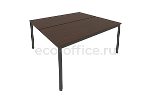 Рабочая станция на металлокаркасе SLIM SYSTEM С.СП-6.3 Венге Цаво / Антрацит металл фото