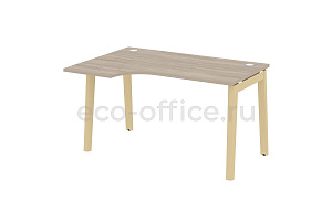 Стол эргономичный левый ONIX WOOD OW.SA-2 (L) Дуб Аттик / Дуб Светлый фото