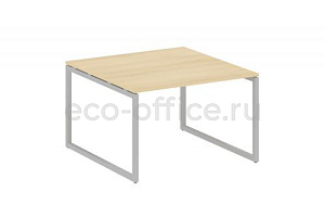 Стол переговорный (1 столешница) METAL SYSTEM QUATTRO 4x4 40БО.ПРГ-1.2 Акация Лорка / Серый металл фото