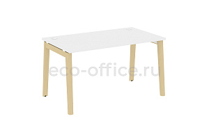 Стол письменный ONIX WOOD OW.SP-3.8 Белый Бриллиант / Дуб Светлый фото