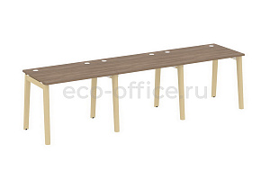Рабочая станция на 3 рабочих места ONIX WOOD OW.RS-3.1.7 Дуб Аризона / Дуб Светлый фото
