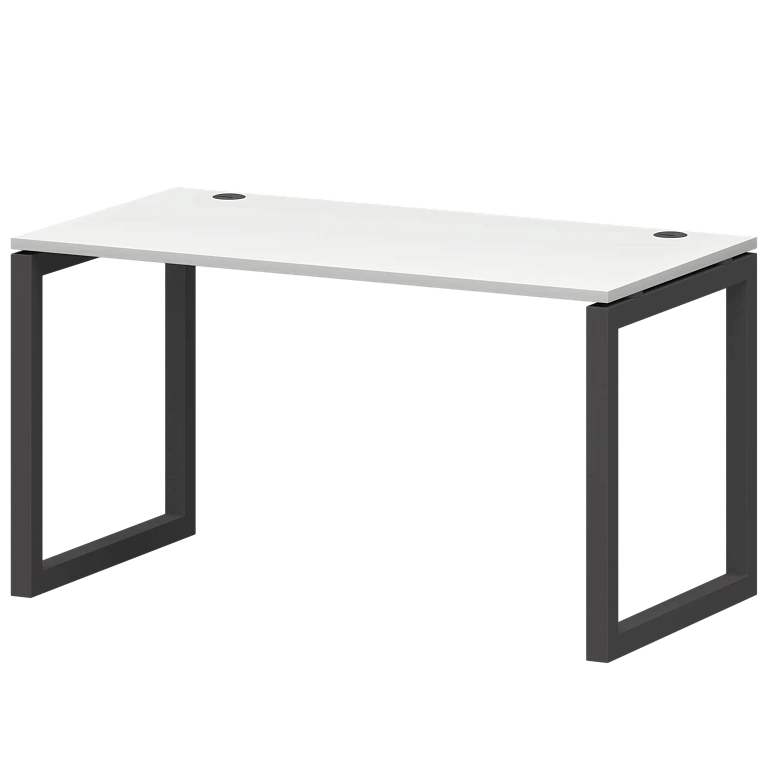 стол на металлокаркасе protech смс25-о-18к.73.пр50 белый/антрацит фото