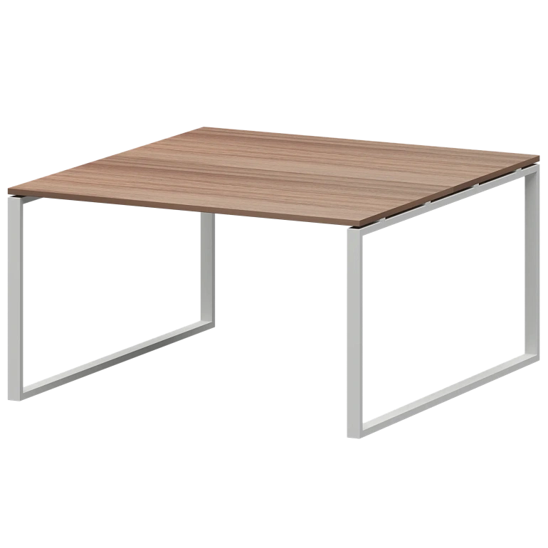 стол переговорный на металлокаркасе protech амп.о-003.123 темный шимо/белый фото