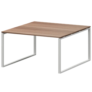 Стол переговорный на металлокаркасе Protech АМП.О-002.123 Темный шимо/Белый фото