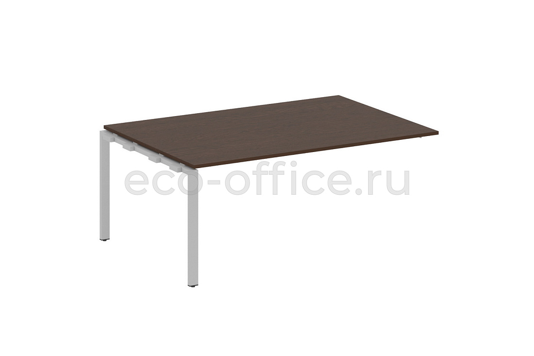 Проходной наборный элемент переговорного стола METAL SYSTEM STYLE БП.ППРГ-5 Венге Цаво / Серый металл  стоимость