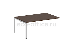 Проходной наборный элемент переговорного стола METAL SYSTEM STYLE БП.ППРГ-5 Венге Цаво / Серый металл фото