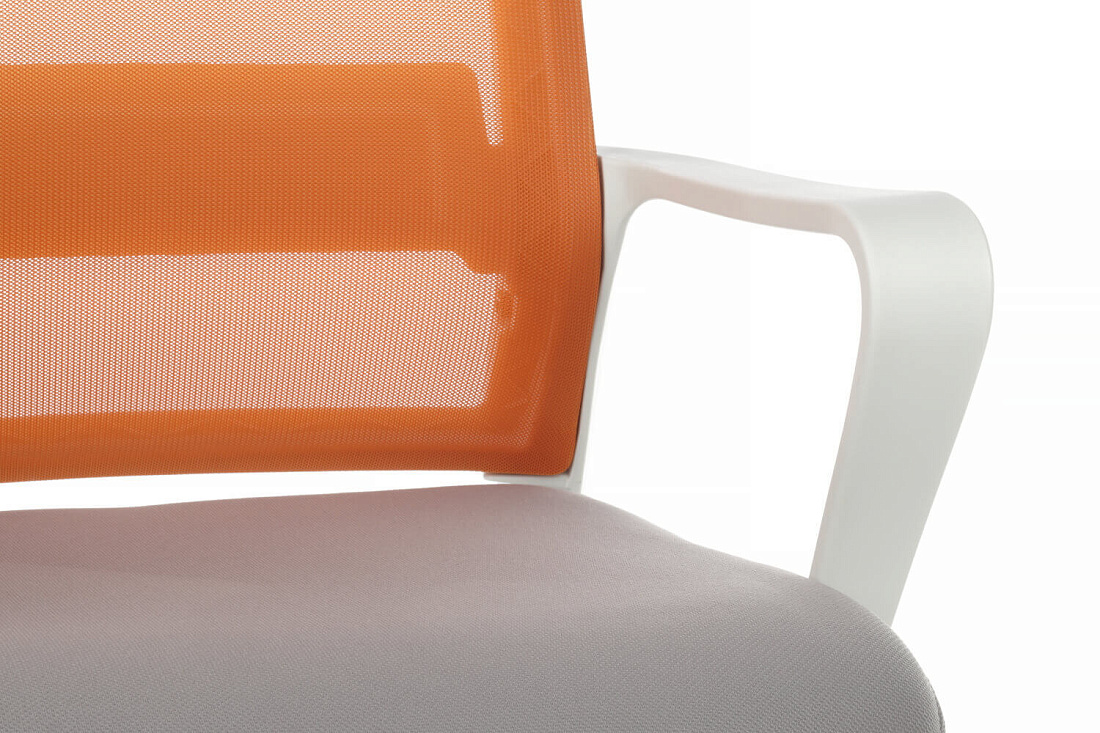 кресло rv chair mint 1029mw оранжевая сетка / серая ткань фото