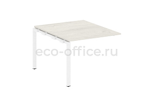 Проходной наборный элемент переговорного стола METAL SYSTEM STYLE БП.ППРГ-1 Дуб Наварра / Белый металл фото