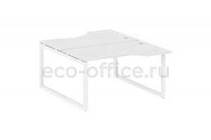 Рабочая станция криволинейная METAL SYSTEM QUATTRO 5x5 50БО.РАС-СА-2.2 Белый / Белый металл фото