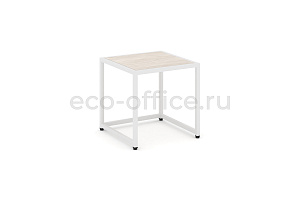 Стол журнальный LOFT VR.L-SJK-40 Денвер Светлый / Белый металл фото