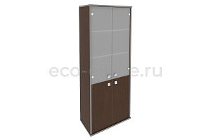 Шкаф высокий широкий STYLE Л.СТ-1.2 Венге Цаво фото