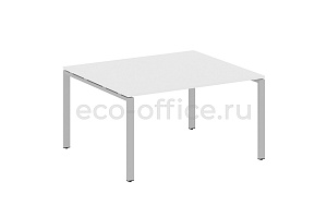 Стол переговорный (1 столешница) METAL SYSTEM STYLE БП.ПРГ-1.3 Белый / Серый металл фото