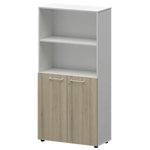 Шкаф высокий полузакрытый Protech СМШ48.28F(Б) Кронберг/Белый фото