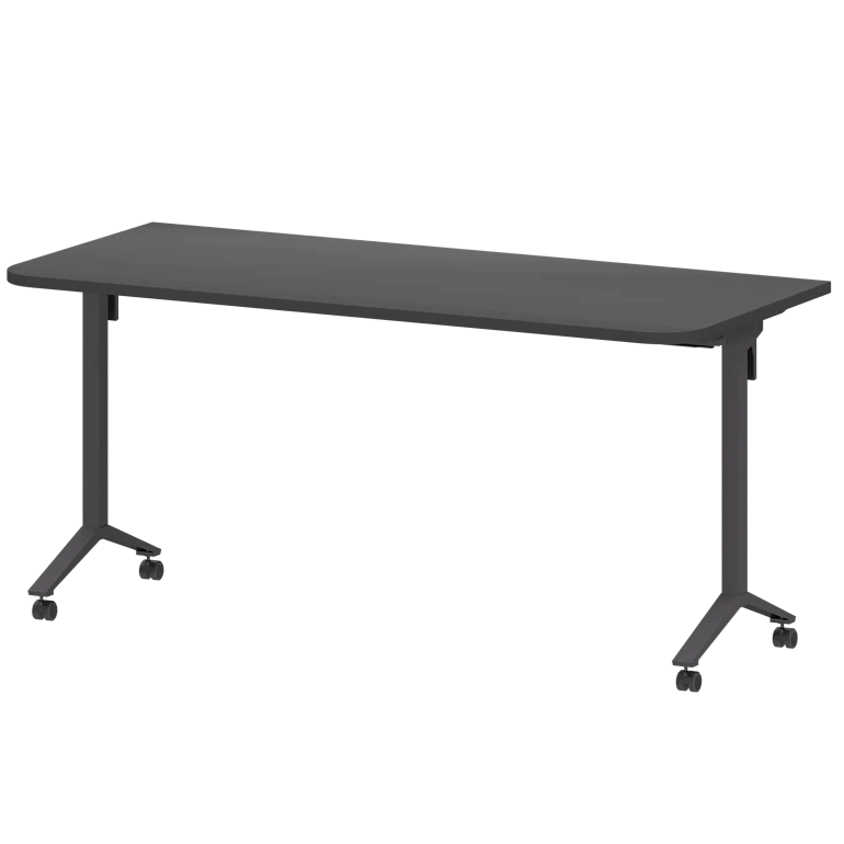 стол мобильный складной радиусный protech мб25-160.70р графит/антрацит фото