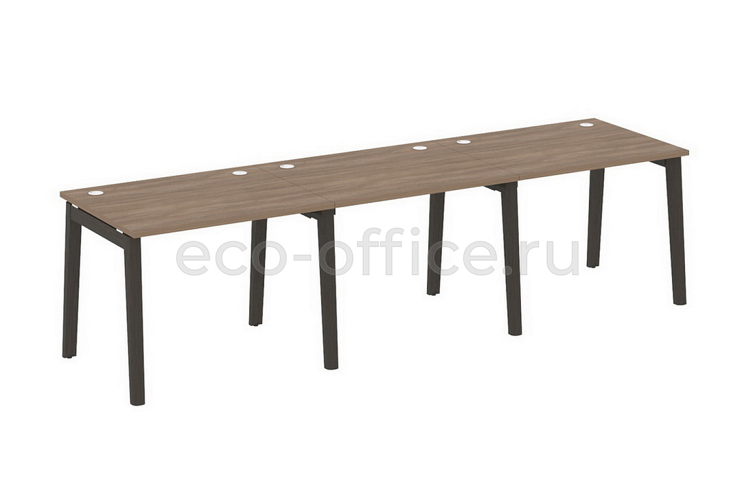 Рабочая станция на 3 рабочих места ONIX WOOD OW.RS-3.1.8 Дуб Аризона / Дуб Тёмный  стоимость