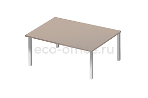 Стол для совещаний TEAM PET1212 Тортора / Алюминий фото