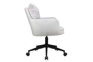 Кресло ECO-CHAIR ALEN 9-237 Светло-серый вельветовый велюр фото
