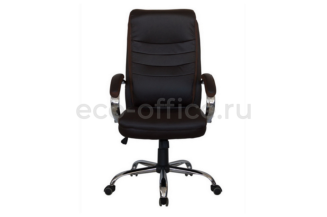 Кресло руководителя RV Chair HOOP 9131 Коричневая экокожа  стоимость