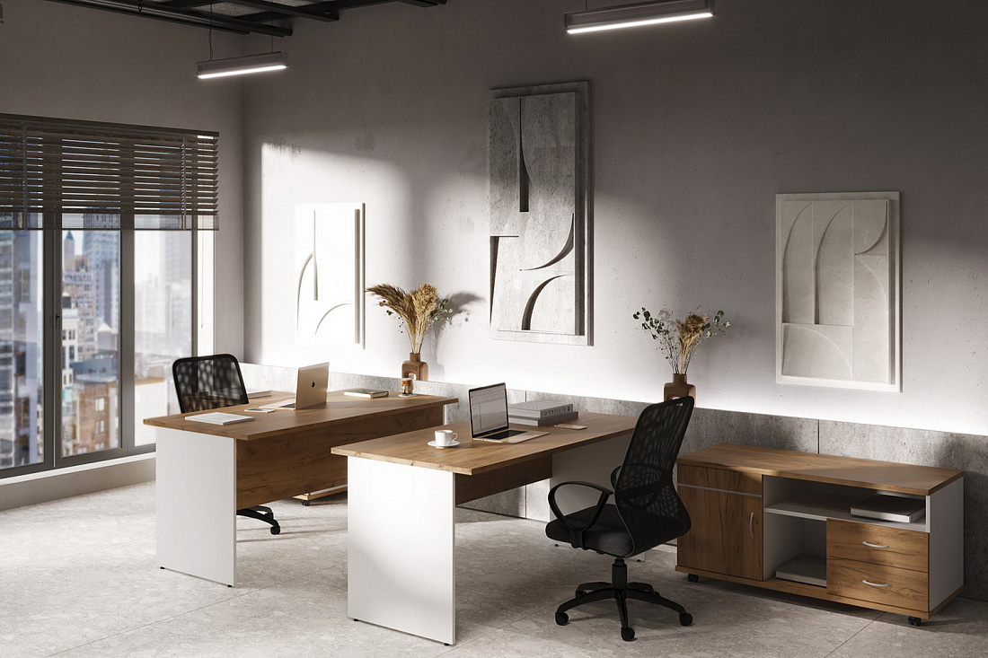 мебель для персонала tess дуб крафт золотой фото