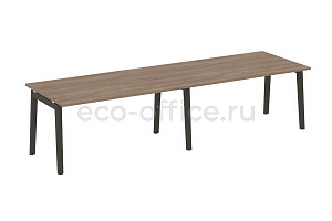 Стол переговорный (2 столешницы) ONIX WOOD OW.PRG-2.4 Дуб Аризона / Дуб Тёмный фото