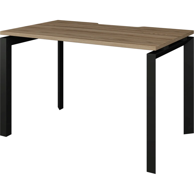 стол на металлокаркасе protech нтмп.п-120 дуб сафари/антрацит фото