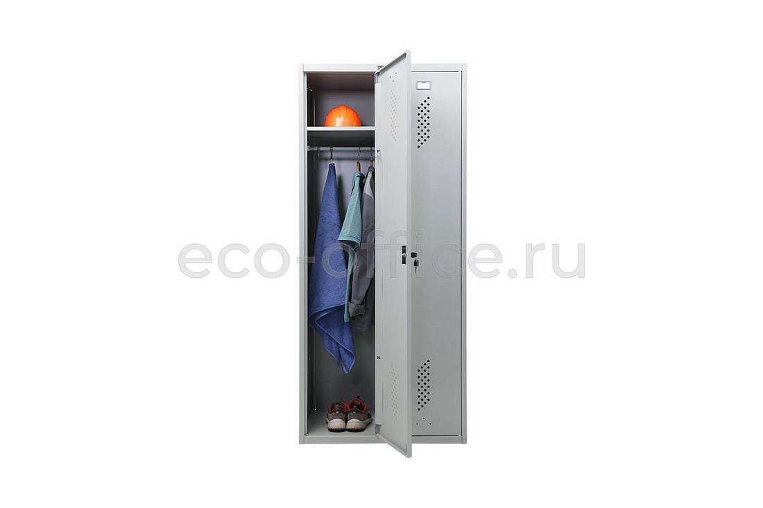 Шкаф для раздевалок ПРАКТИК Стандарт LS-21-80 Серый RAL 7038  стоимость