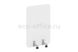 Перегородка на металлических опорах, на роликах R-LINE DP.R-80-120 Белый Бриллиант фото