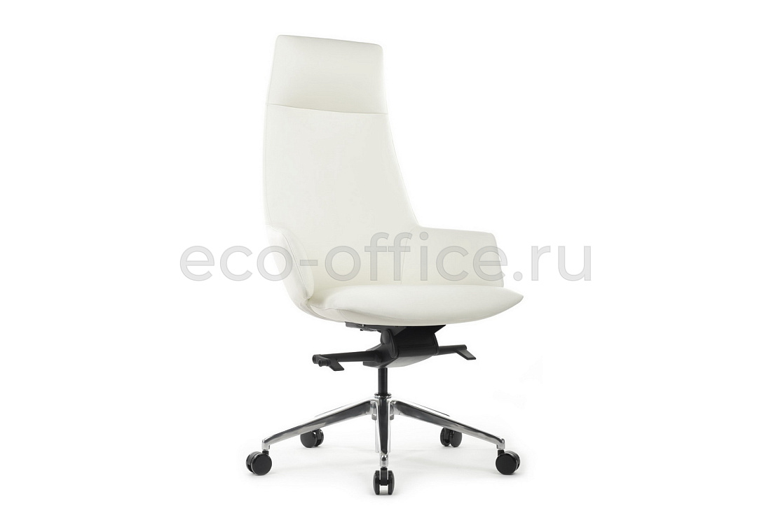 Кресло руководителя RV Design SPELL A1719 Белая кожа купить в Москве