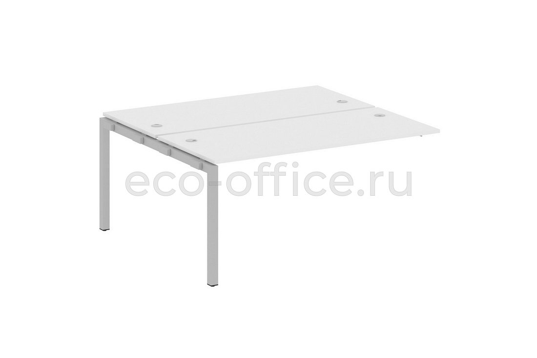 Проходной наборный элемент METAL SYSTEM QUATTRO 5x5 50БП.ПРС-СП-2.4 Белый / Серый металл купить в Москве