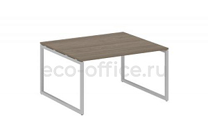 Стол переговорный (1 столешница) METAL SYSTEM QUATTRO 4x4 40БО.ПРГ-1.3 Вяз Благородный / Серый металл фото