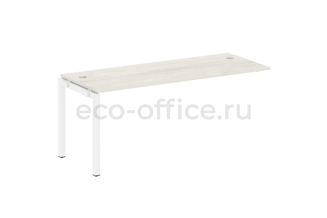Проходной наборный элемент METAL SYSTEM QUATTRO 5x5 50БП.ПРС-СП-1.5 Дуб Наварра / Белый металл купить в Москве