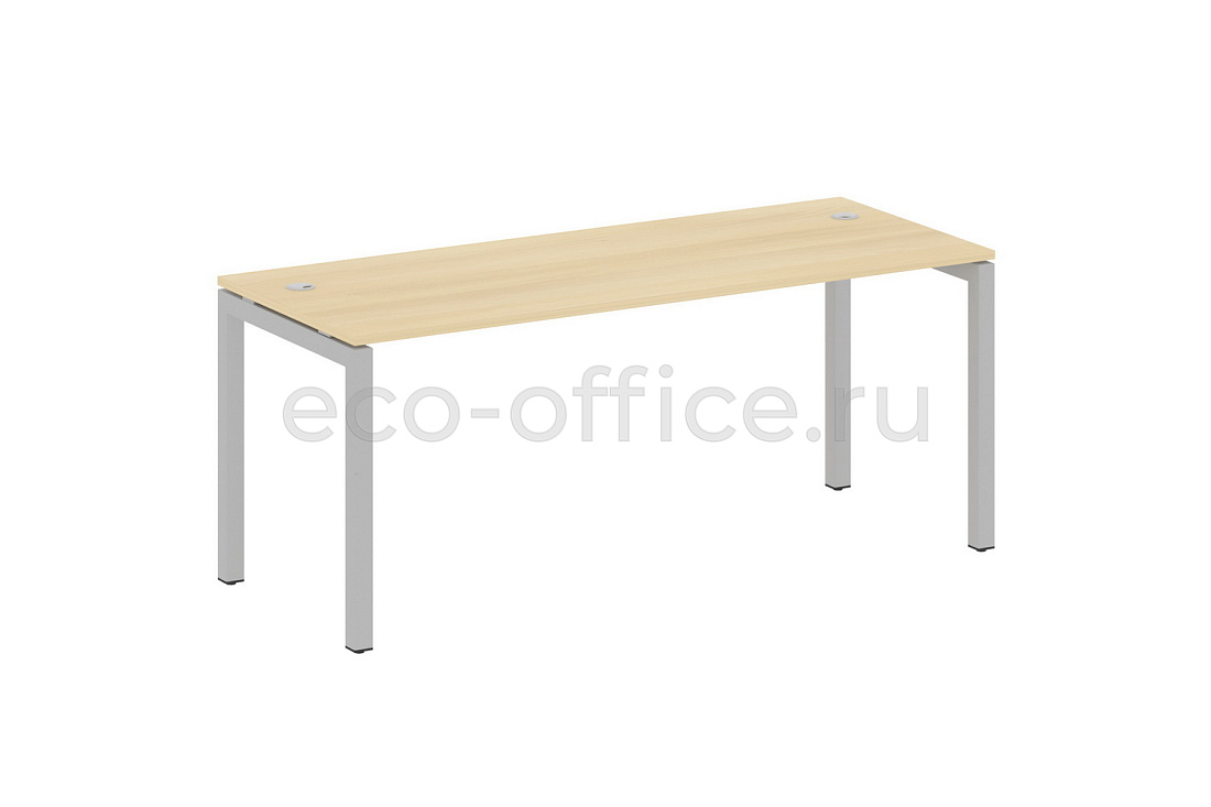 Стол письменный METAL SYSTEM QUATTRO 5x5 50БП.СП-5 Акация Лорка / Серый металл купить в Москве