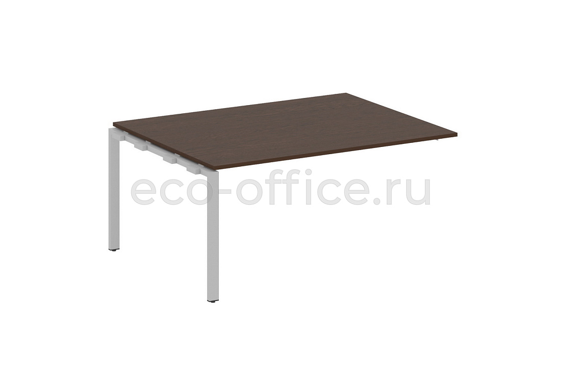 Проходной наборный элемент переговорного стола METAL SYSTEM STYLE БП.ППРГ-4 Венге Цаво / Серый металл  стоимость