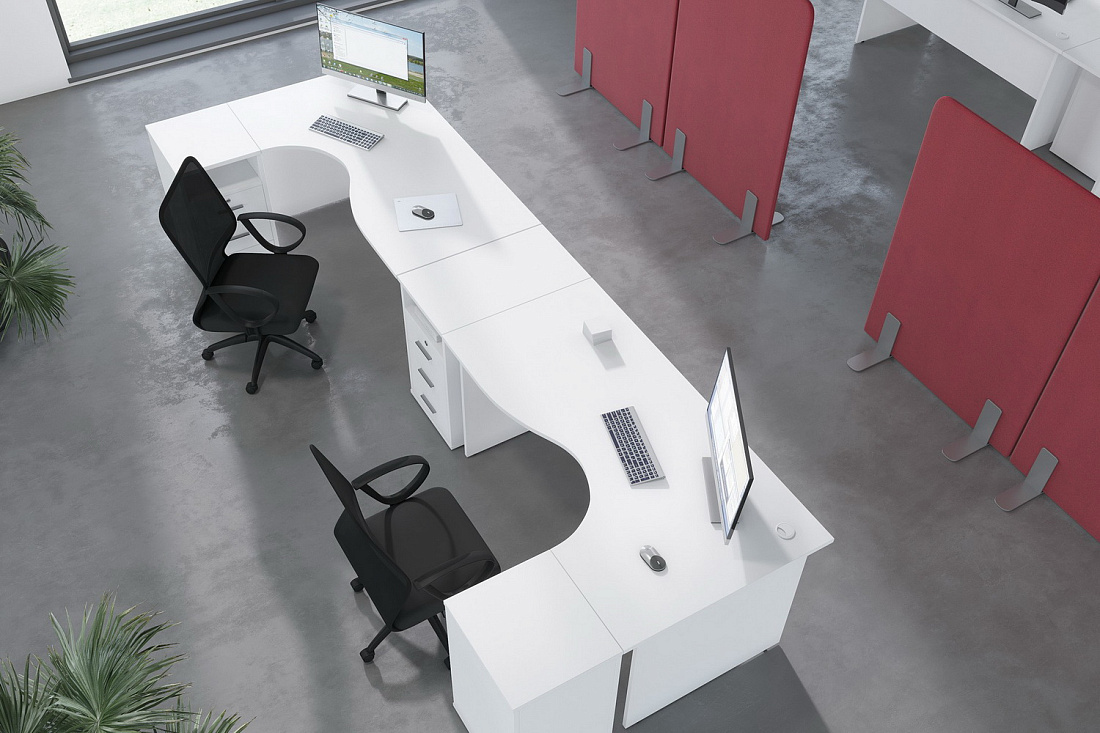 мебель для персонала trend белый фото