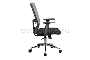 Кресло офисное RV Chair FIX 831E Серая сетка / Чёрная ткань фото