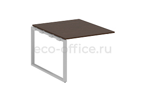 Проходной наборный элемент переговорного стола METAL SYSTEM STYLE БО.ППРГ-1 Венге Цаво / Серый металл фото