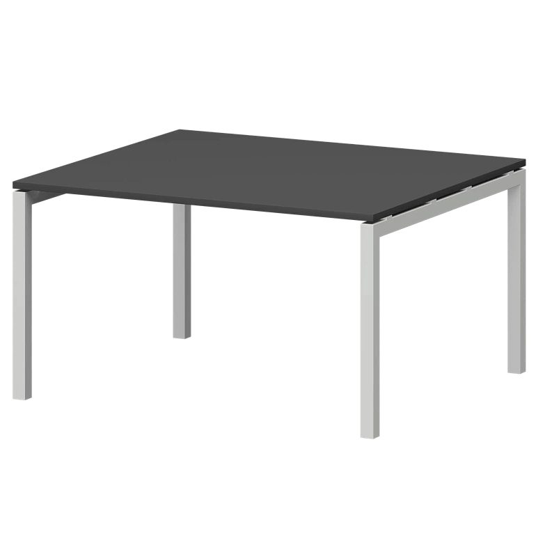 стол переговорный на металлокаркасе protech смсп-п-14.123.пр50 графит/белый фото