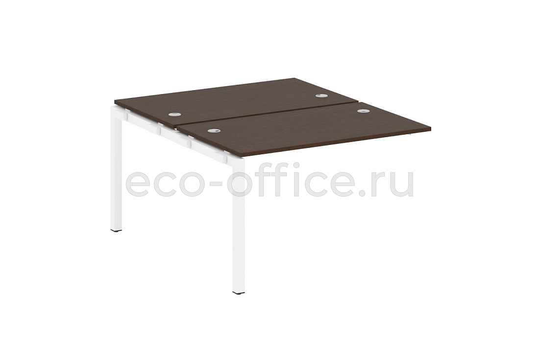 Проходной наборный элемент METAL SYSTEM QUATTRO 5x5 50БП.ПРС-СП-2.2 Венге Цаво / Белый металл купить в Москве