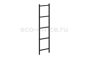 Стойка завершающая (4 ниши) LOFT VR.L-SL.SZ-4 Черный металл фото